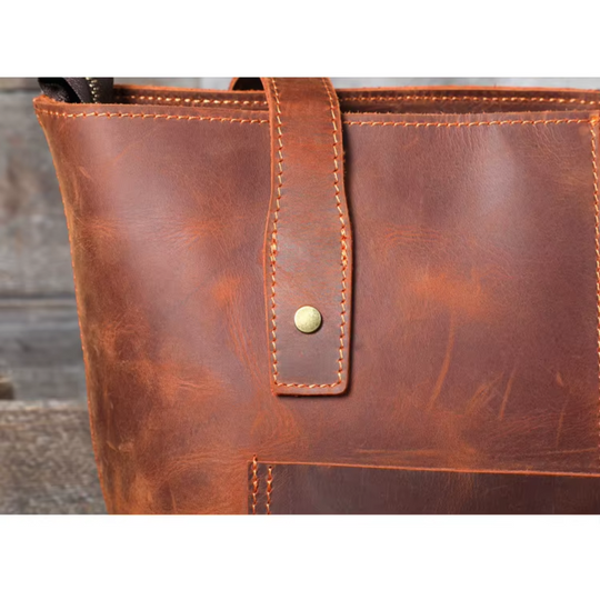 Women Leather Tote Bag | MEYRIN