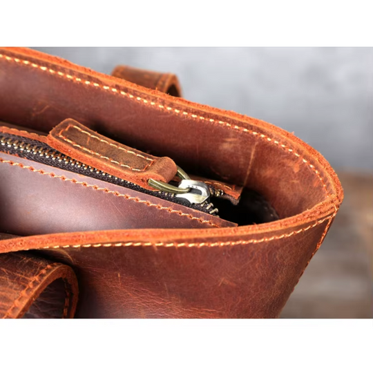 Women Leather Tote Bag | MEYRIN