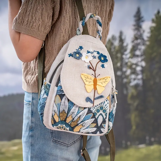 Embroidered Bag | BUTTERFLY & WANDER
