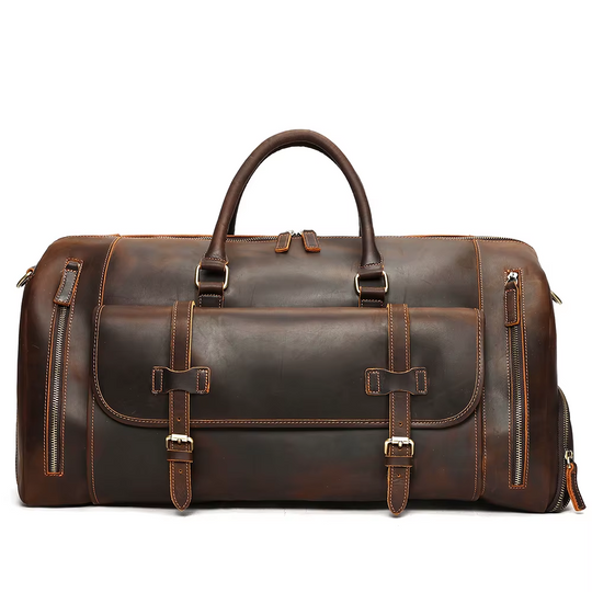 Weekender-Reisetasche aus Leder | HAFNIR