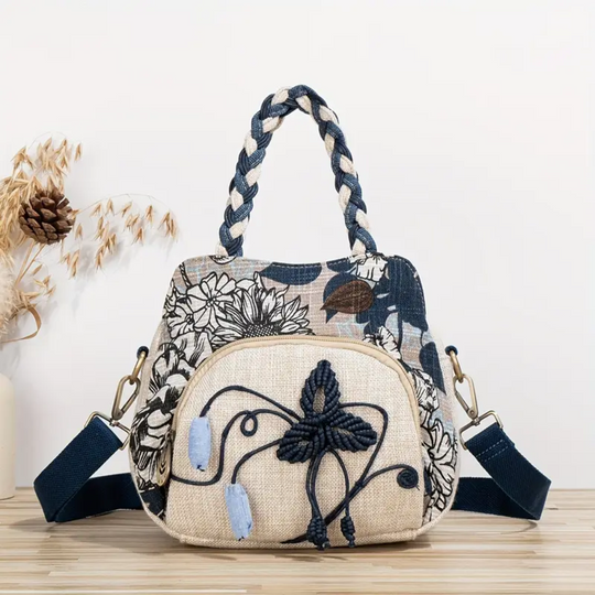 Embroidered Bag | BLUE LILY