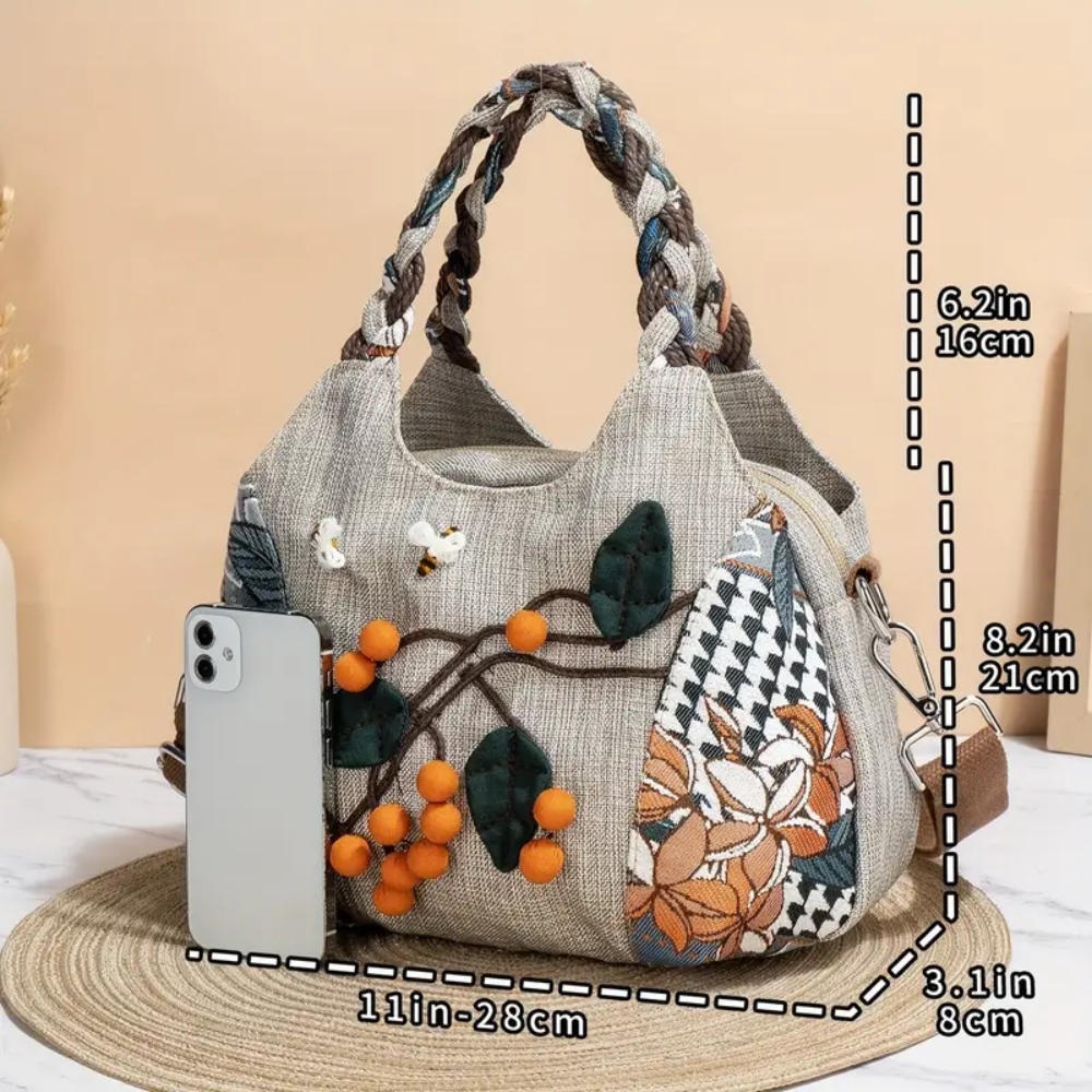 Embroidered Bag | NATURE ORANGES