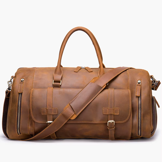 Weekender-Reisetasche aus Leder | HAFNIR