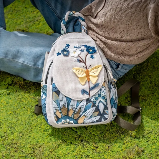 Embroidered Bag | BUTTERFLY & WANDER