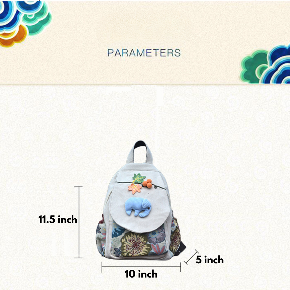 Embriodered Bag | BLUE GANESH