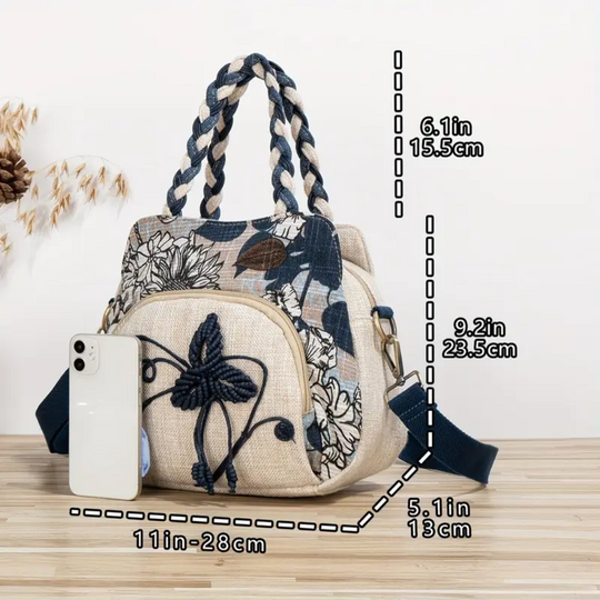 Embroidered Bag | BLUE LILY