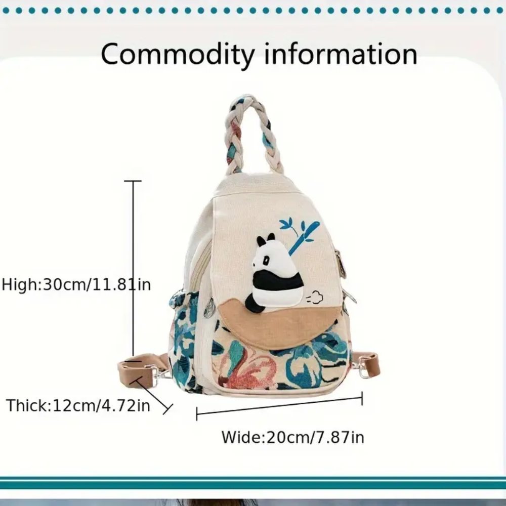 Embroidered Bag | PANDAS WORLD