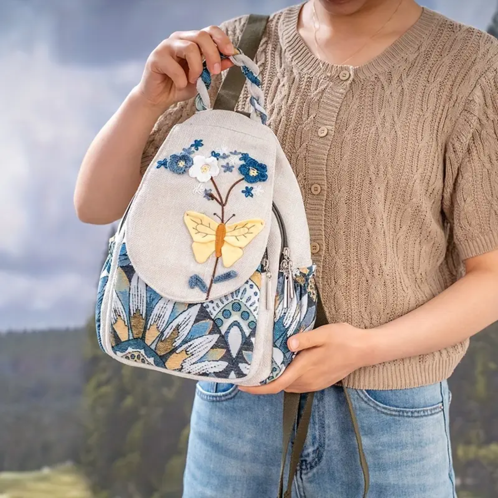 Embroidered Bag | BUTTERFLY & WANDER
