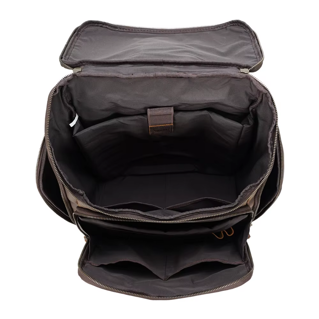 Laptop-Rucksack aus Leder | DALVIK