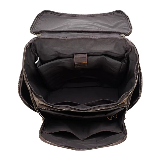 Laptop-Rucksack aus Leder | DALVIK