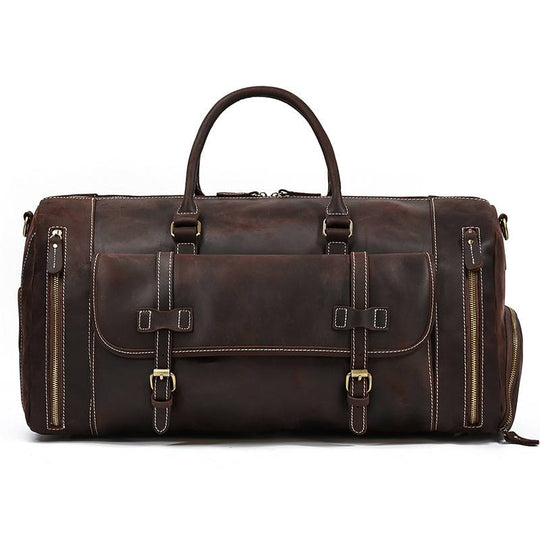 Weekender-Reisetasche aus Leder | HAFNIR