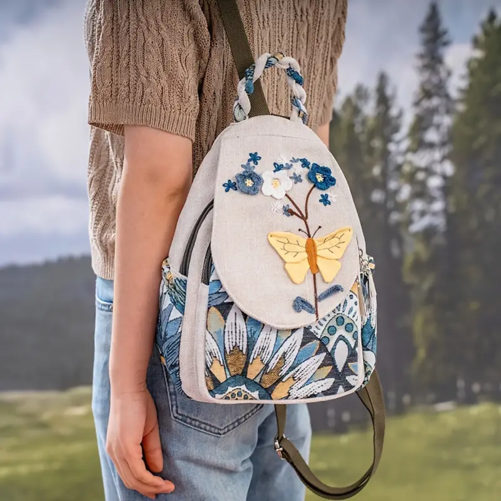 Embroidered Bag | BUTTERFLY & WANDER
