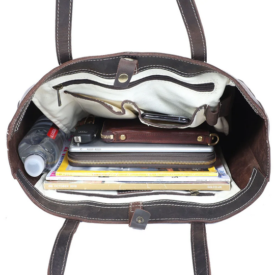 Women Leather Tote Bag | VIENNA