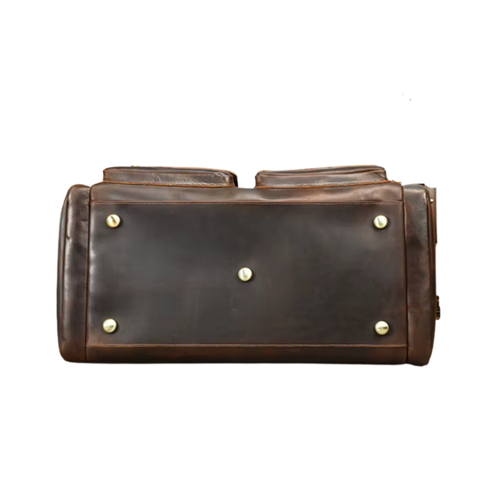 Großraum-Wochenendtasche aus Leder | ALFTANES