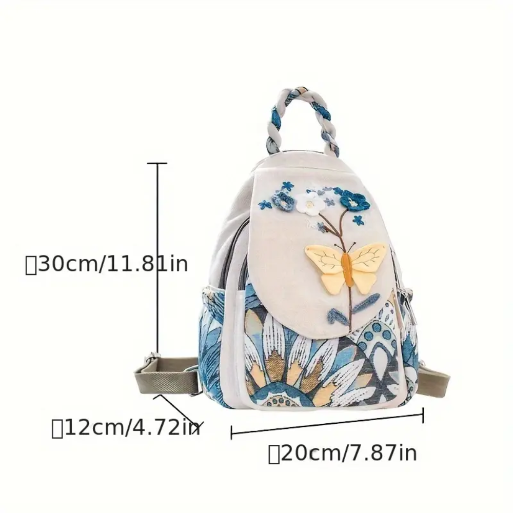 Embroidered Bag | BUTTERFLY & WANDER