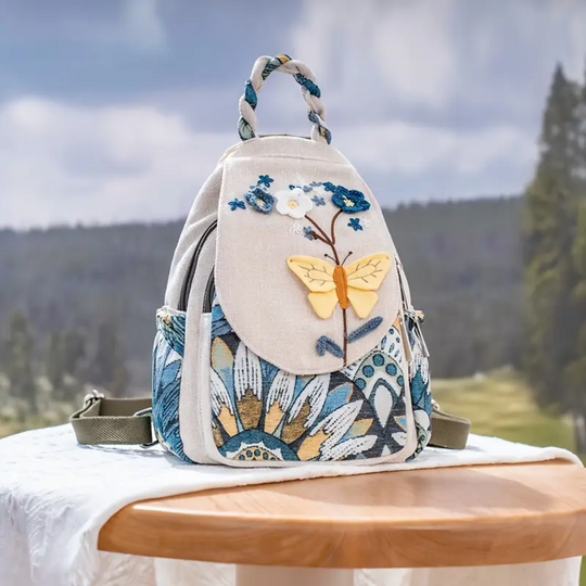 Embroidered Bag | BUTTERFLY & WANDER