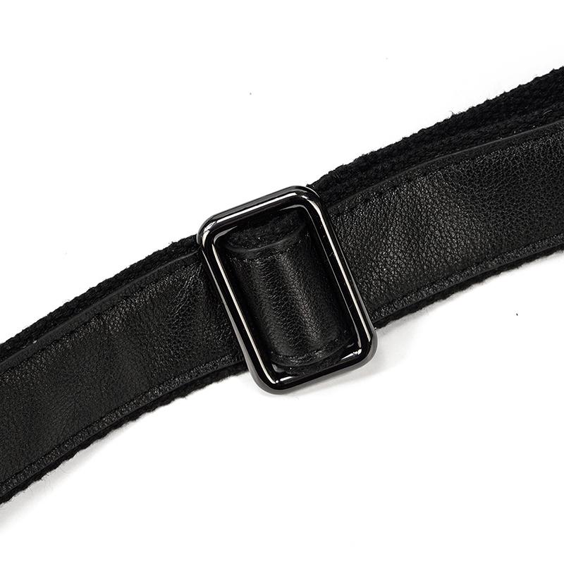 Schwarze Leder-Reisetasche | AALBORG