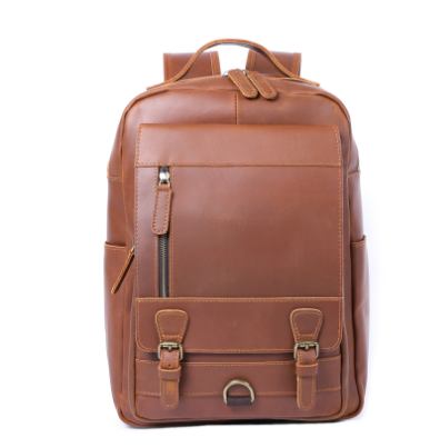 Rucksack aus hellbraunem Leder | MORITZ