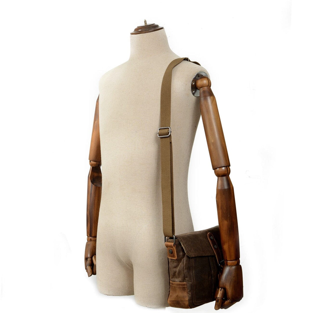 Kleine Canvas-Messenger-Tasche | HEIDELBERG