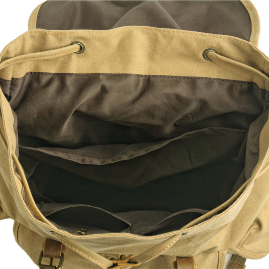 Militärischer Rucksack aus Segeltuch | INTERLAKEN