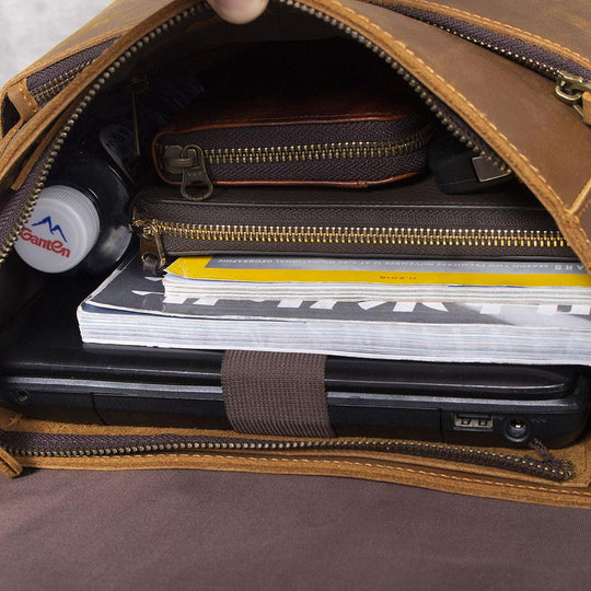 Leder-Businessrucksack | LUGANO