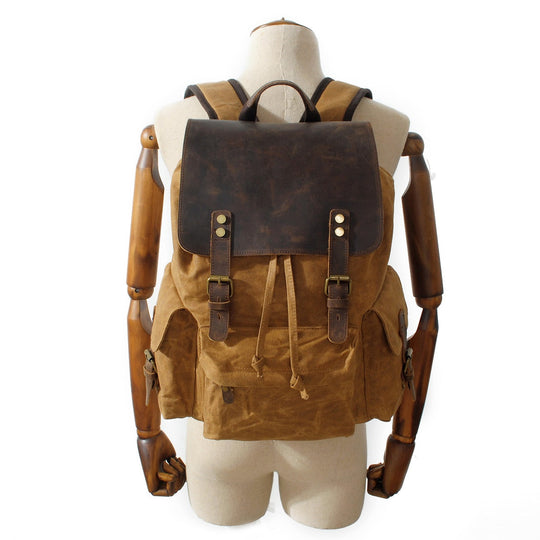 Rucksack aus gewachstem Canvas | COPENHAGEN