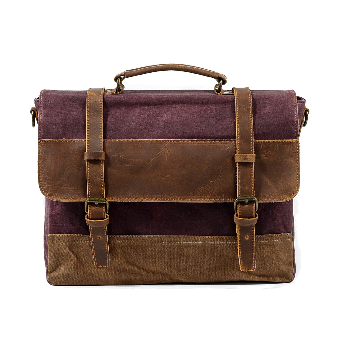 Messenger-Tasche aus gewachstem Canvas | MOKALO