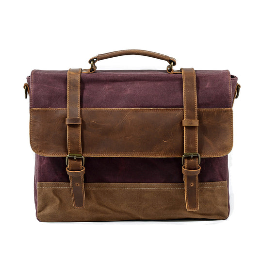 Messenger-Tasche aus gewachstem Canvas | MOKALO