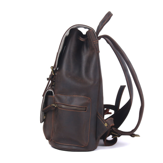 Lederrucksack mit Kordelzug | FLAM