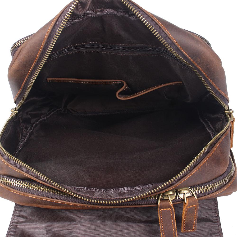 Brauner Lederrucksack | BIEFELD