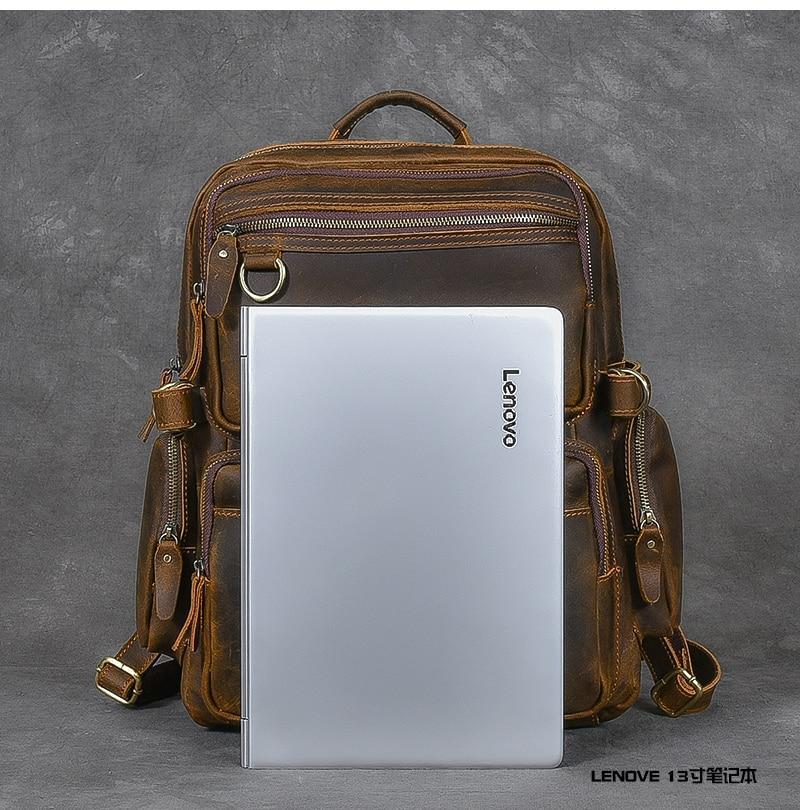 Brauner Lederrucksack | BASEL