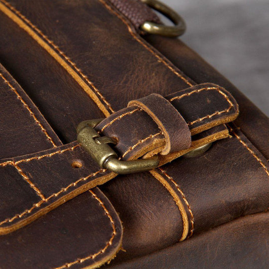 Rucksack aus hellbraunem Leder | MORITZ
