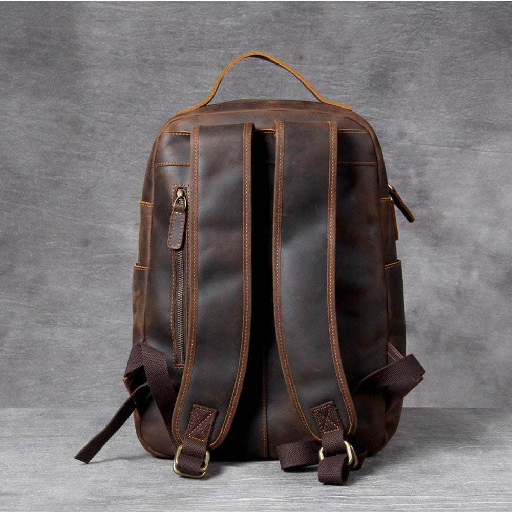 Rucksack aus hellbraunem Leder | MORITZ