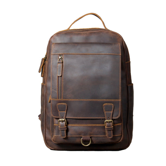 Rucksack aus hellbraunem Leder | MORITZ