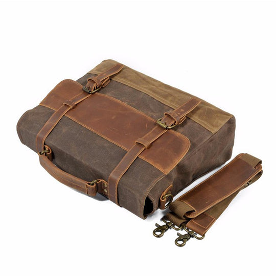 Messenger-Tasche aus gewachstem Canvas | MOKALO