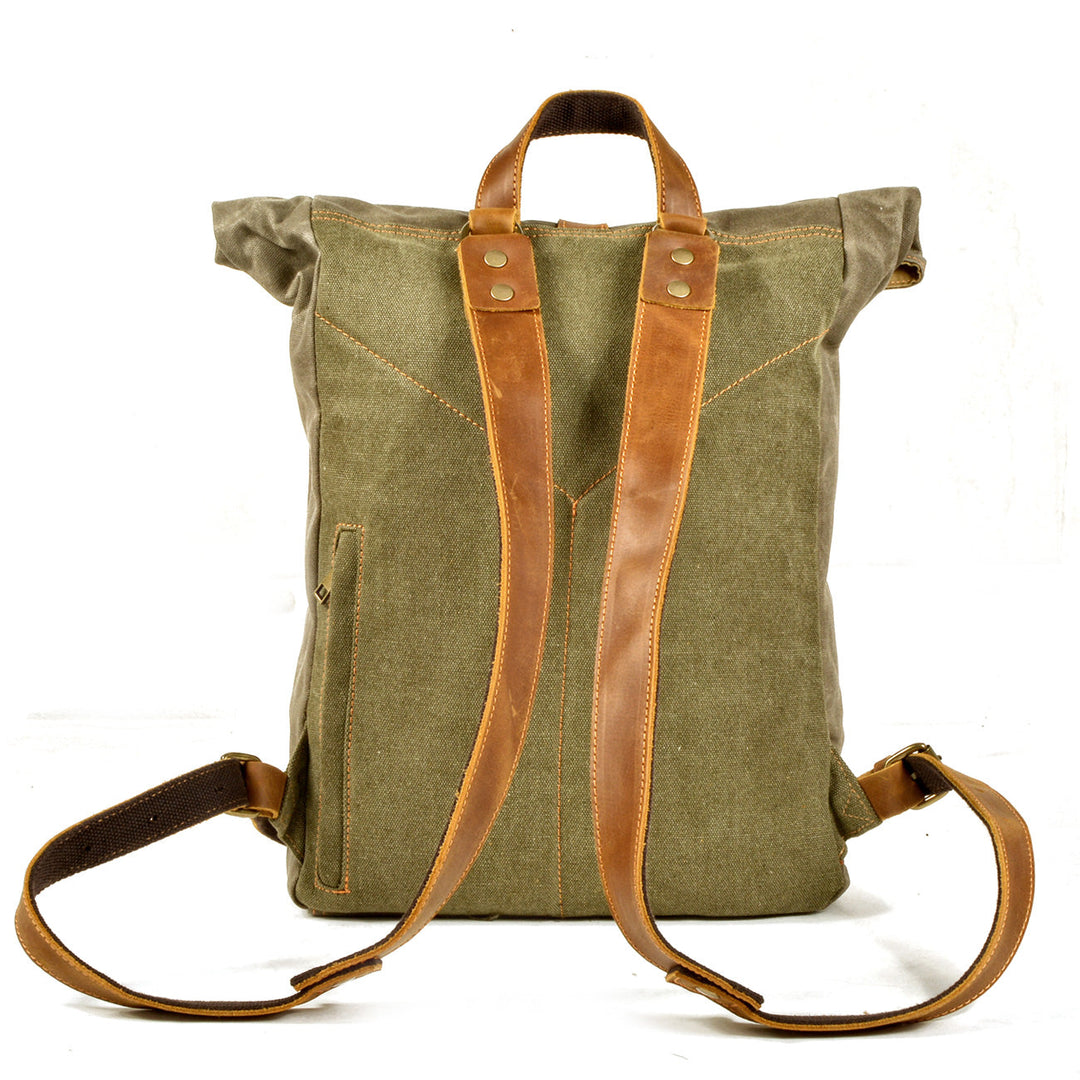 Rucksack aus gewachster Canvas | LISBON