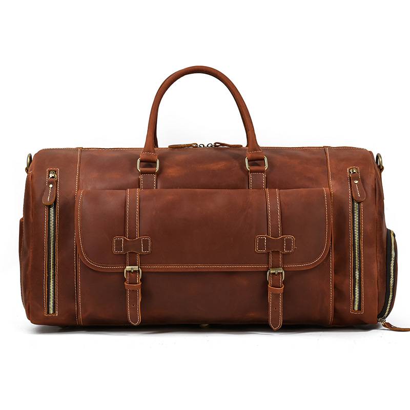 Weekender-Reisetasche aus Leder | HAFNIR