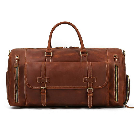 Weekender-Reisetasche aus Leder | HAFNIR