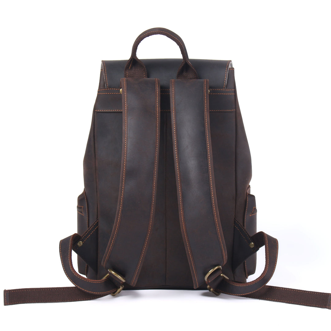 Lederrucksack mit Kordelzug | FLAM