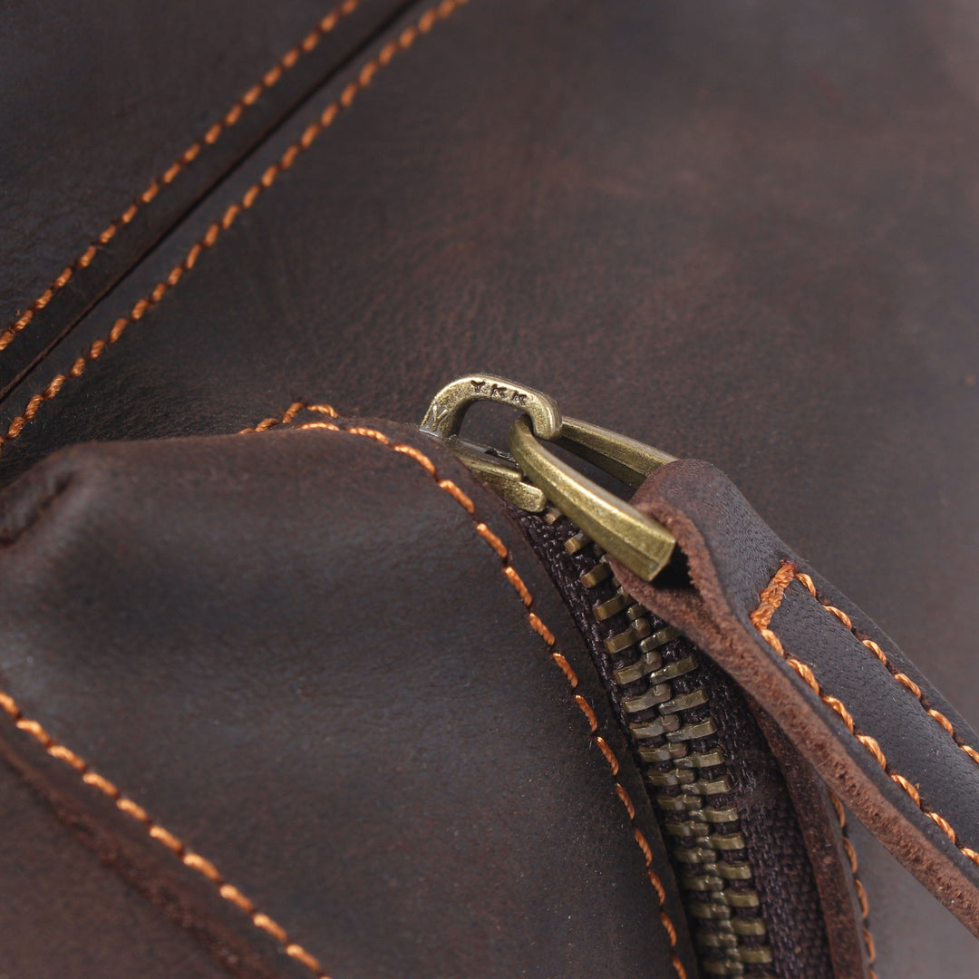 Lederrucksack mit Kordelzug | FLAM