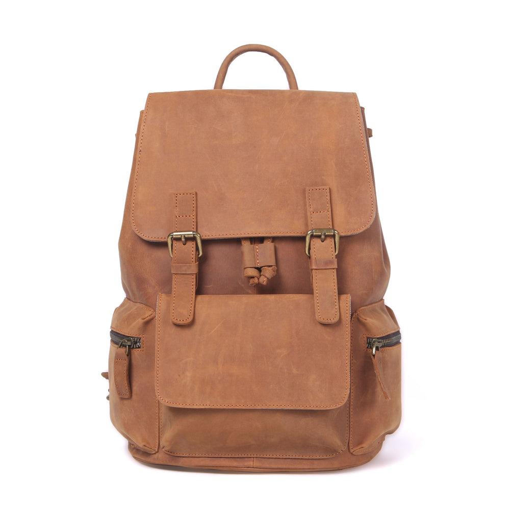 Lederrucksack mit Kordelzug | FLAM