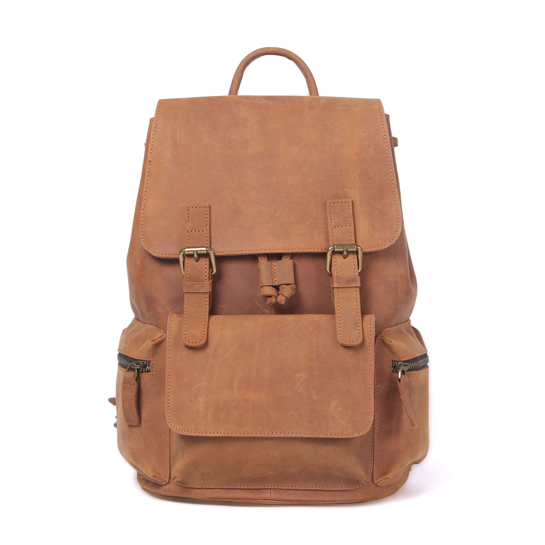 Lederrucksack mit Kordelzug | FLAM