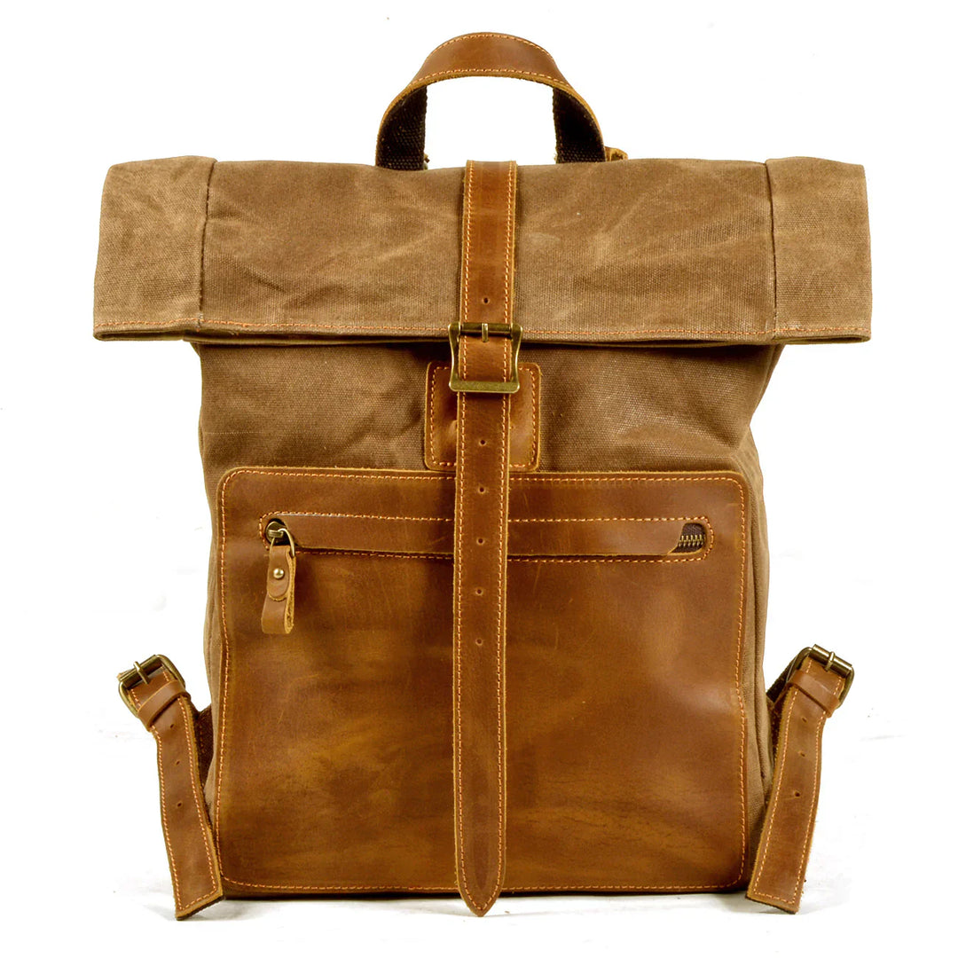 Rucksack aus gewachster Canvas | LISBON
