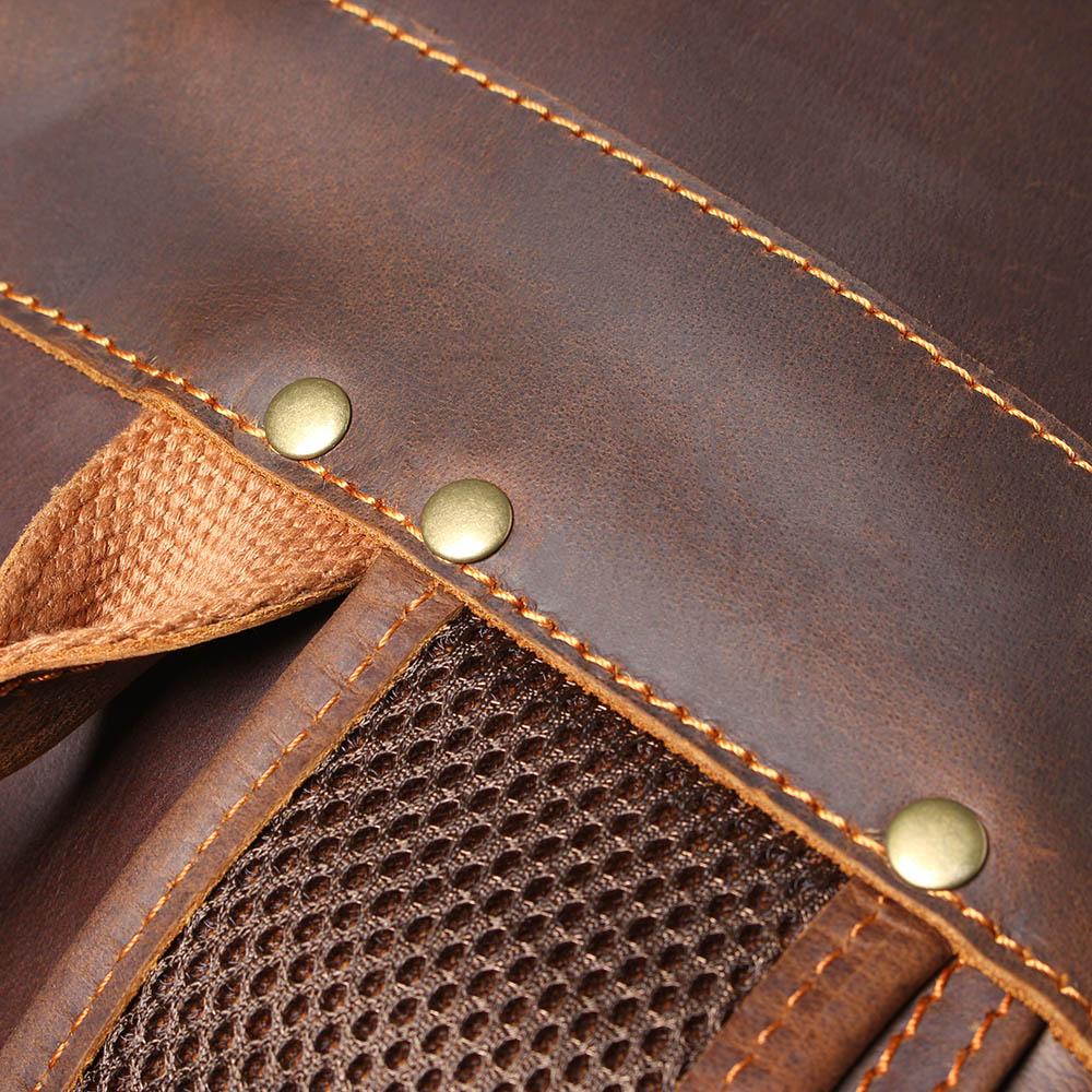 Brauner Lederrucksack | BIEFELD