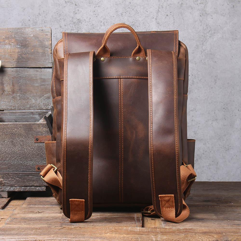 Brauner Lederrucksack | BIEFELD