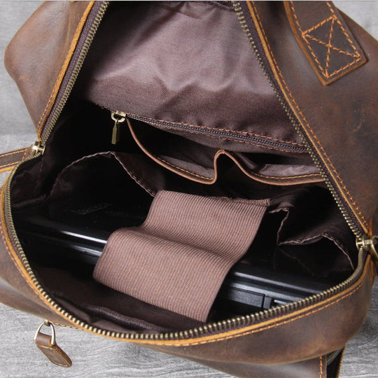 Rucksack aus hellbraunem Leder | MORITZ