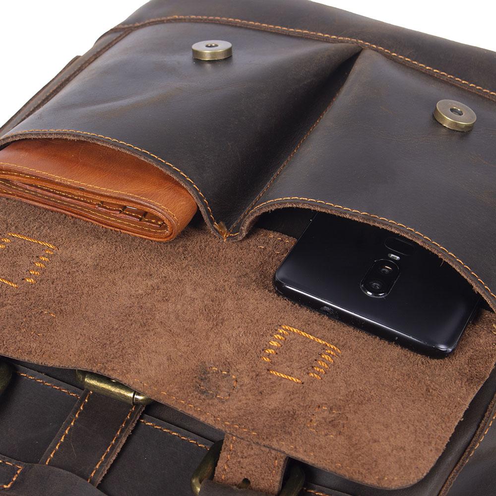 Leder-Laptoptasche | MOLDE