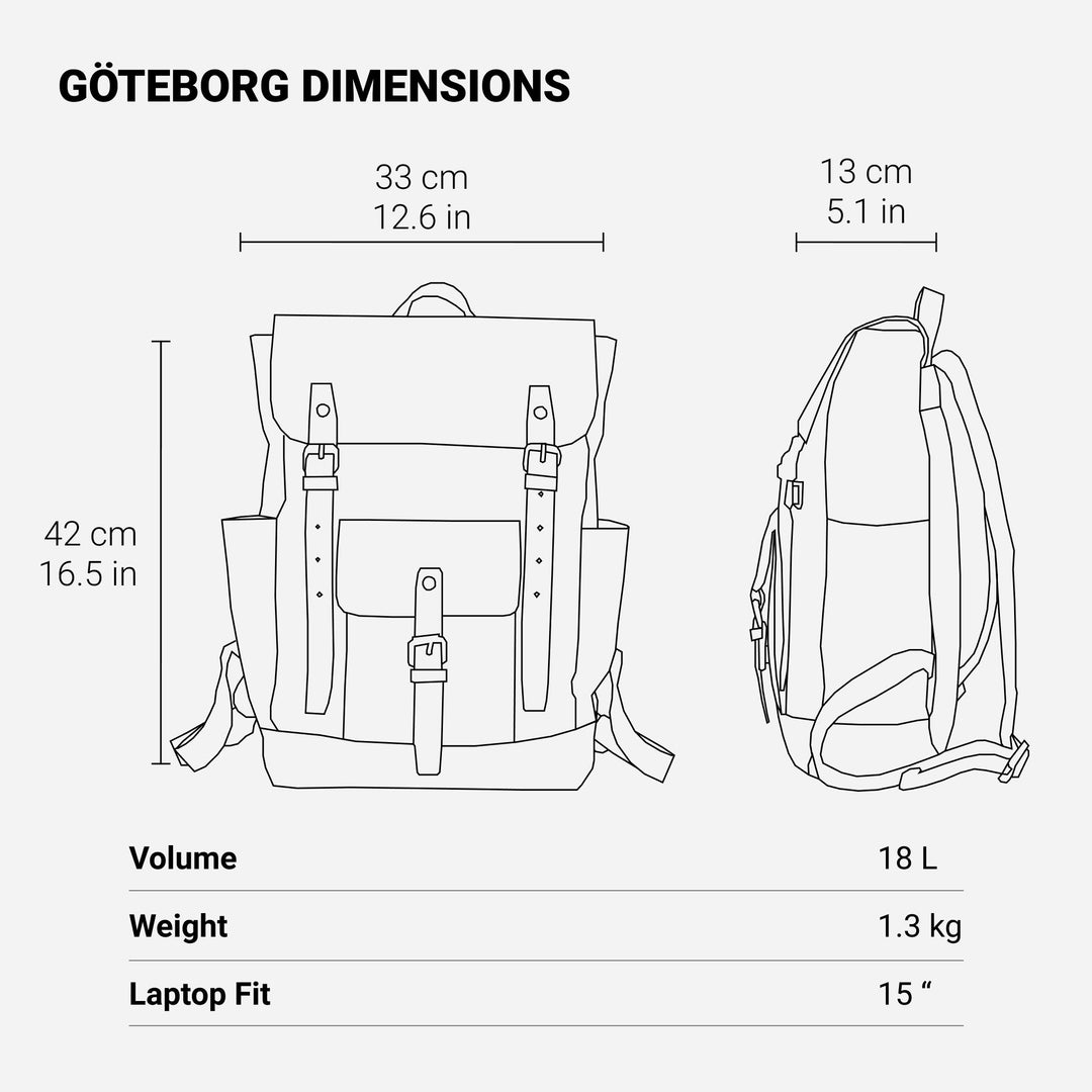 Vintage Laptop-Rucksack | GRANADA