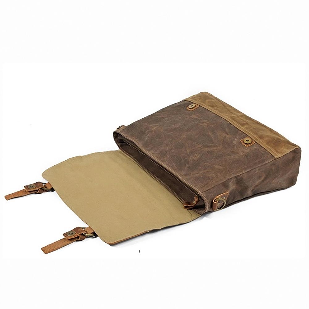 Messenger-Tasche aus gewachstem Canvas | MOKALO