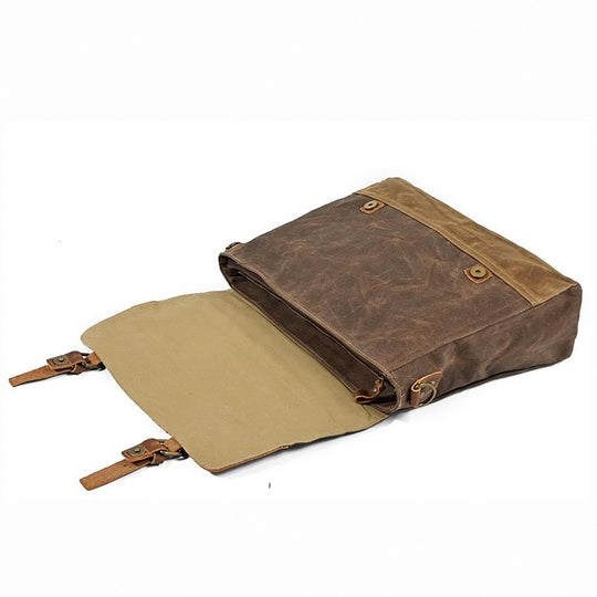 Messenger-Tasche aus gewachstem Canvas | MOKALO